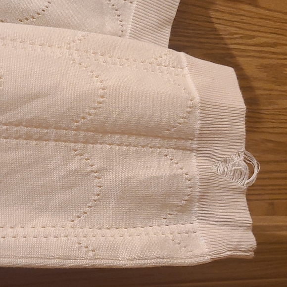 Beige Flare Sleeve Sweater - Picture 5 of 7